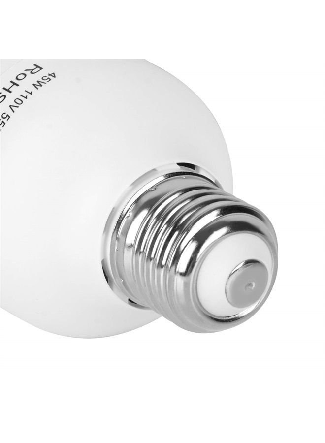 EMART Full Spectrum Light Bulb, 2 x 45W 5500K CFL Daylight for Photography Photo Video Studio Lighting - Image 3