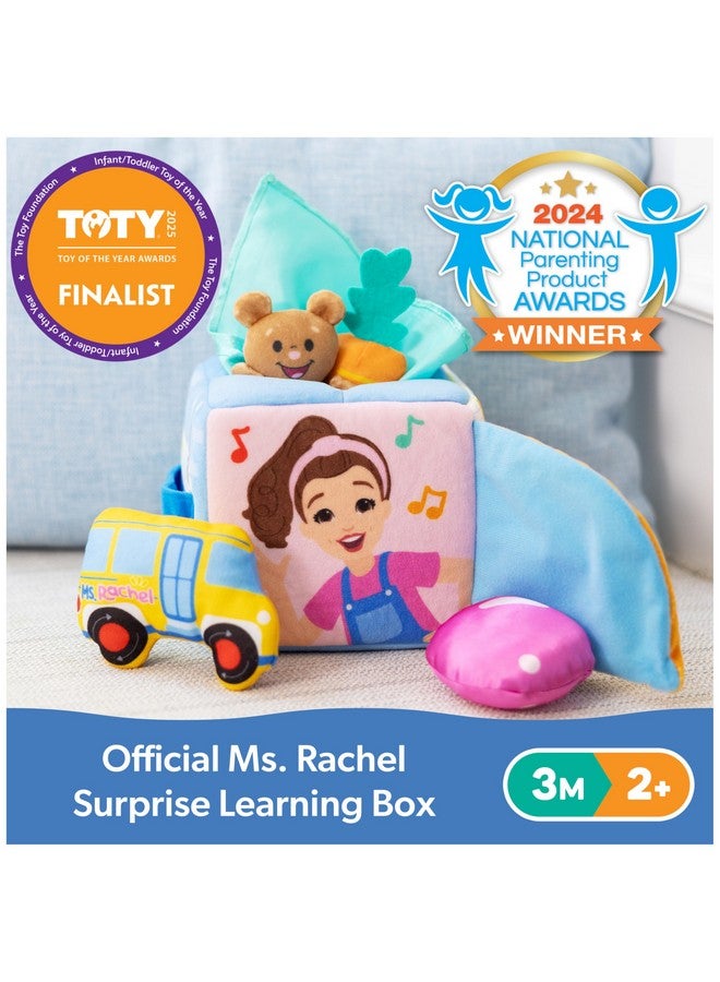 Ms. Rachel صندوق التعلم المفاجئ الرسمي من السيدة راشيل، ألعاب تعليمية مع حيوانات محشوة، ألعاب حسية وأنشطة للأطفال، ألعاب للأطفال من 0-2 سنوات للذكور والإناث - Image 2