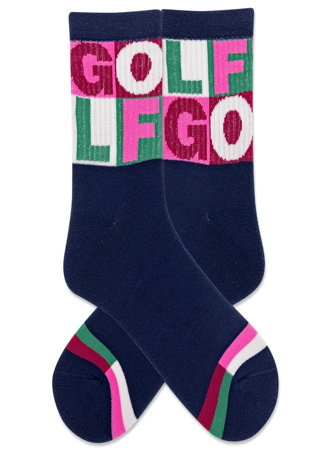 هوت سوكس جوارب هوت سوكس النسائية للجولف، عبوة من زوج واحد، لون كحلي، مقاسات الأحذية النسائية: 4-10