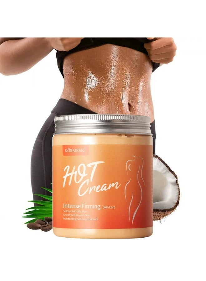Kormesic Abdominal Fat Burning Cream, Intensive Firming Hot Cream - 250g/8.82oz, Anti-Cellulite Hot Cream, Body Plasticity Cream, Hydrates & Boosts Elasticity for Arms, Thighs, Abdomen, Deep Moisturizing with Glycerin & Vitamin C, Fragrance-Free, Suitable for All Skin Types - Image 1