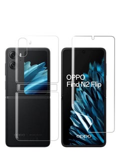 RINCO Screen Protector for Oppo Find N2 Flip, TPU Soft Protective Film+Back Screen Protector, [Fingerprint Recognition] [Case Friendly] [Full Coverage], TPU Ultra HD Soft Film for Oppo Find N2 Flip  - Image 1