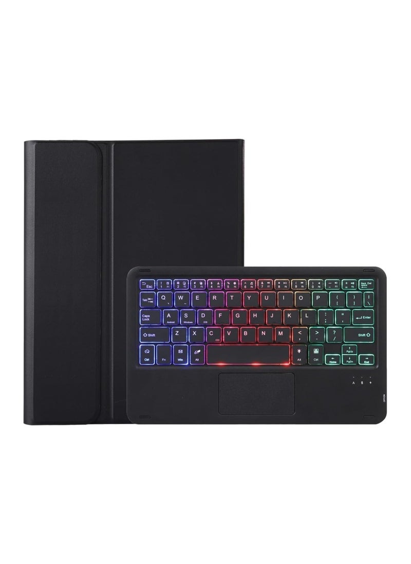 OCTOBER - Magnetic trackpad keyboard compatible with Samsung Galaxy Tab S9 FE Plus 2023 12.4-inch (SM-X610/X616) with pen holder, foldable Funda Cover for Tab S9 FE+ with keyboard - Image 1