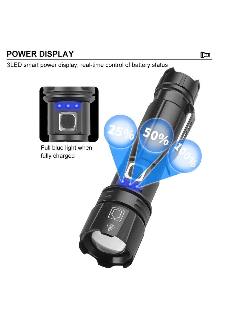 Vixel VXHP50 Super Bright Rechargeable Mini Flashlight for Outdoor Camping Hiking Exploration and Emergency (Battery Included)  - Image 4