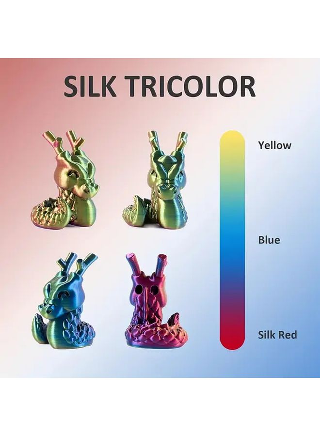 1.75mm PLA 3D Printing Filament Blue Red Yellow Tri Color 250g High Quality Durable Material For Home And Professional 3d Printing Supplies - Image 3