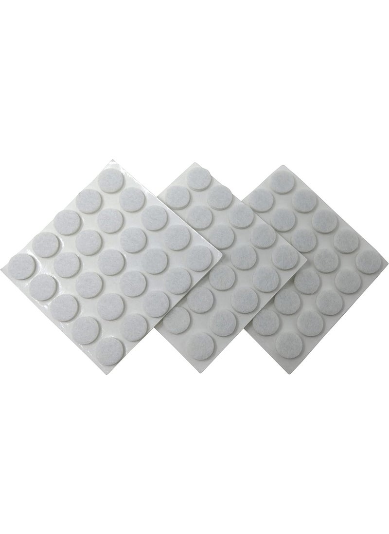 Shepherd Hardware Shepherd Hardware 9957 3/8-Inch Self-Adhesive Felt Furniture Pads, 75-Pack, White  - Image 5