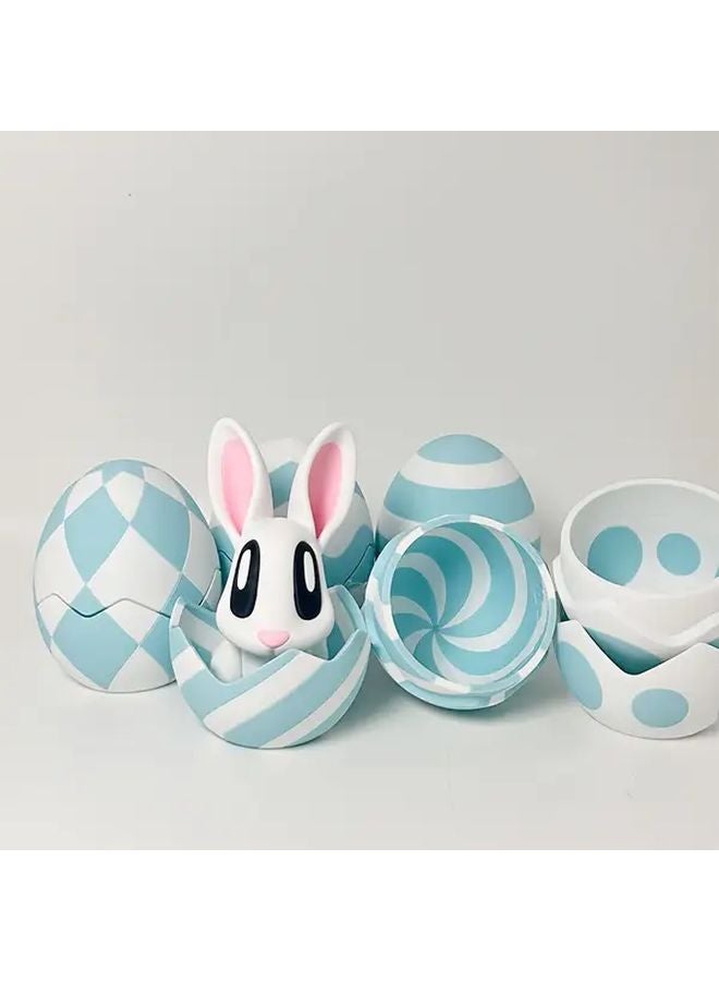 Easter Rabbit Egg Decoration 3D Printed Collectible Handheld Gift For Holidays Home Desk Decor - Image 3