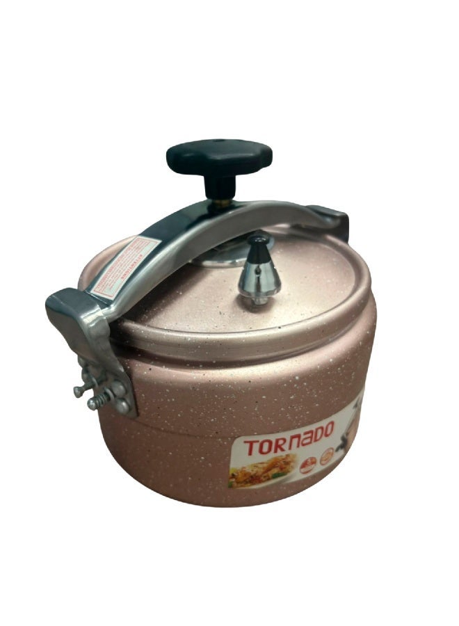TORNADO Granite Pressure Cooker – 7 Liter (Rose Color) - Image 1