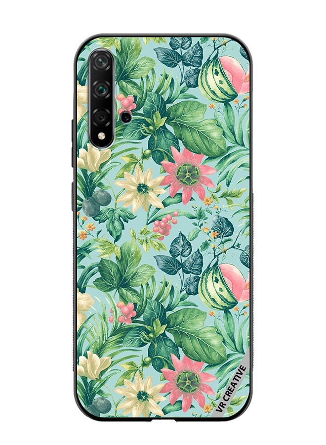VR CREATIVE Protective Case Cover For Huawei Nova 5T Sunflower Design Multicolour - Image 1