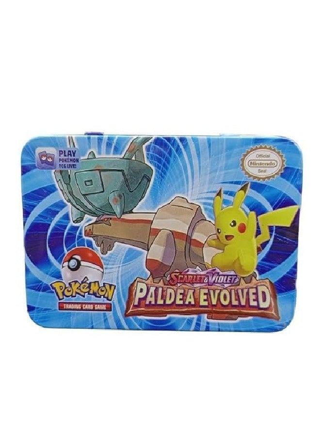 Generic - Pokemonn Trading Card Game Pokemonn Metal Box All Rare Series Set Of 40 Cards. - 37 Normal Cards And 3 Special Cards. - Image 1