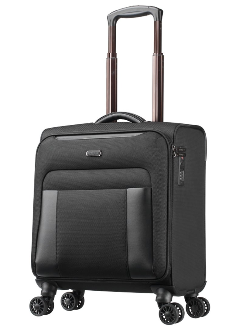 AMERICAN TOURISTER Bass Rolling Tote, Spinne Wheels, 100% Polyester, Black|TSA Combination Lock|Quick Access Pocket|Antimicrobial Lining|Internal Organizer - 3 Years International Warranty - Image 1