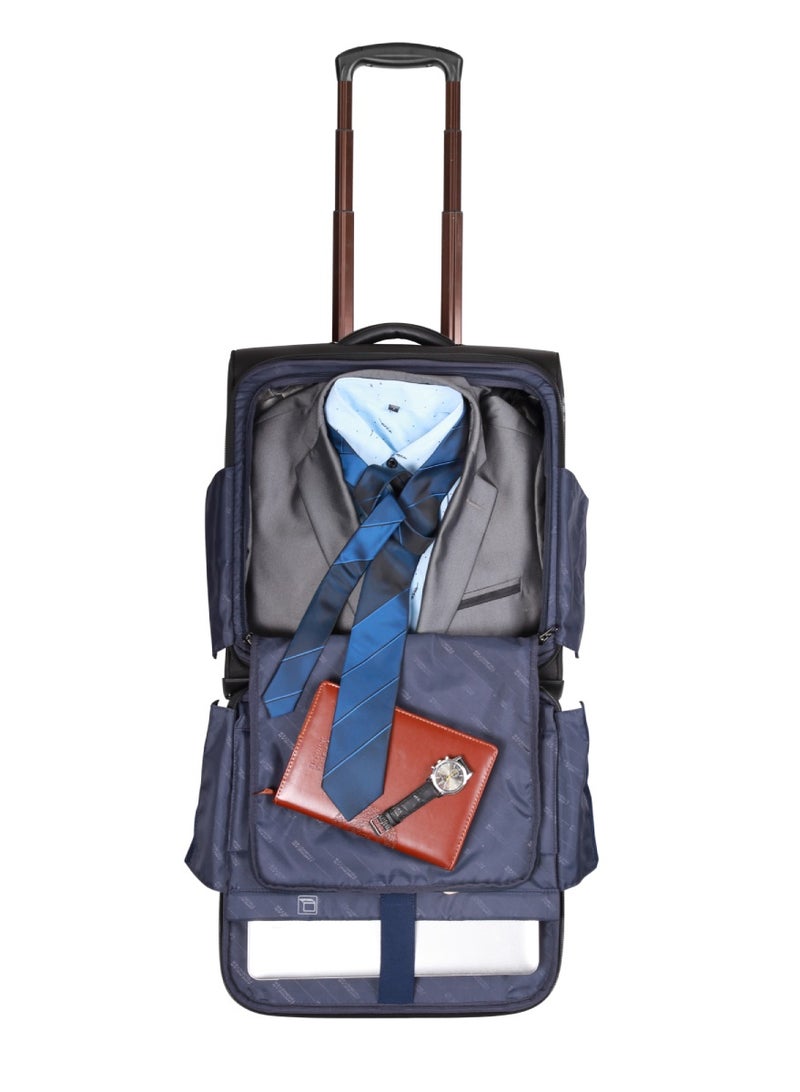 AMERICAN TOURISTER Bass Rolling Tote, Spinne Wheels, 100% Polyester, Black|TSA Combination Lock|Quick Access Pocket|Antimicrobial Lining|Internal Organizer - 3 Years International Warranty - Image 4