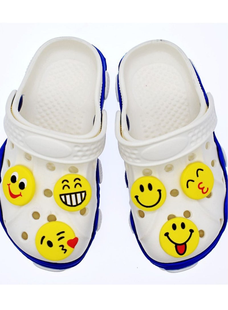 Excefore Shoe Decoration Charms, 20 PCS Mixed PVC Shoe Charms for Shoes Silicone Wristbands, PVC Shoe Charms for Croc, Different Shapes, Hole Hole Shoes Buckle - Image 3