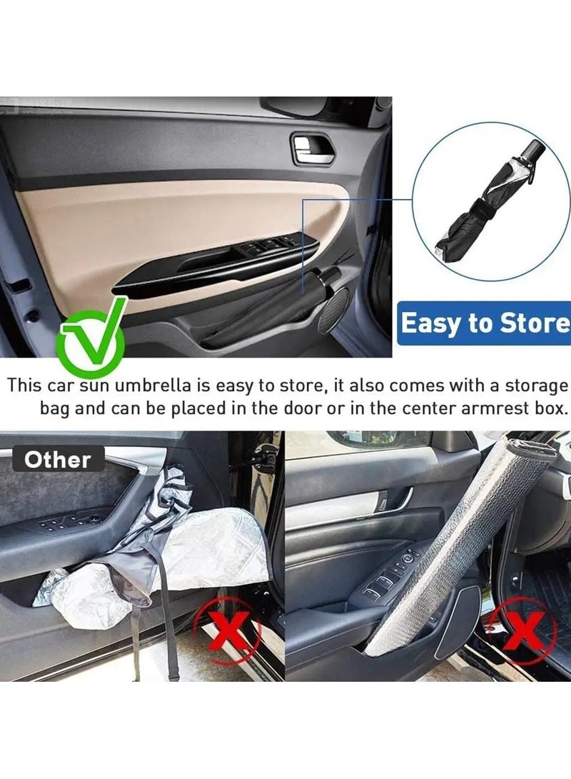 AROAQ Car Front Window Sun Shade Windshield Protection Accessories 65X120cm - Image 5