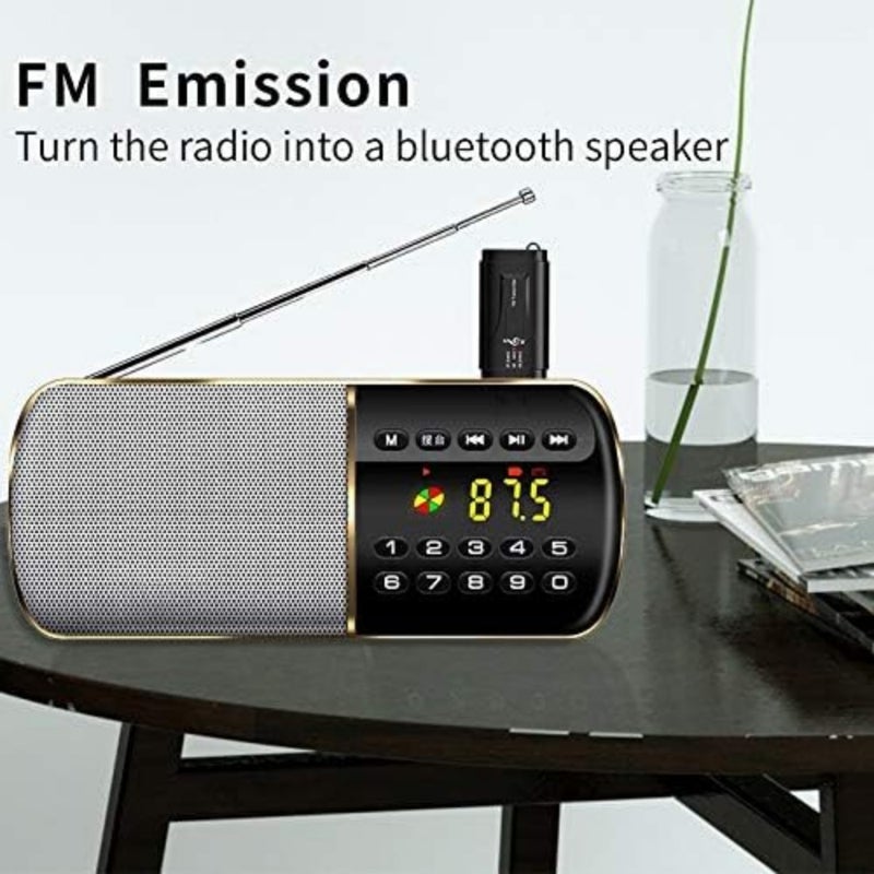 Bluetooth Car Adapter FM Transmitter, Bluetooth 5.0 USB Audio Receiver with Hands-Free Calling, Plug and Play AUX Adapter for Car Stereo, Speaker and Headset - Image 5