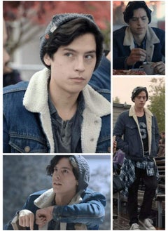 Jacknb Jacknb Jughead Jones Beanie Hat Riverdale Southside Serpents Socks Jugheads Hat(Brown/Black/Red/Gray)  - Image 2