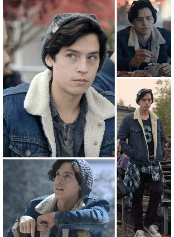 Jacknb Jacknb Jughead Jones Beanie Hat Riverdale Southside Serpents Socks Jugheads Hat(Brown/Black/Red/Gray)  - Image 2