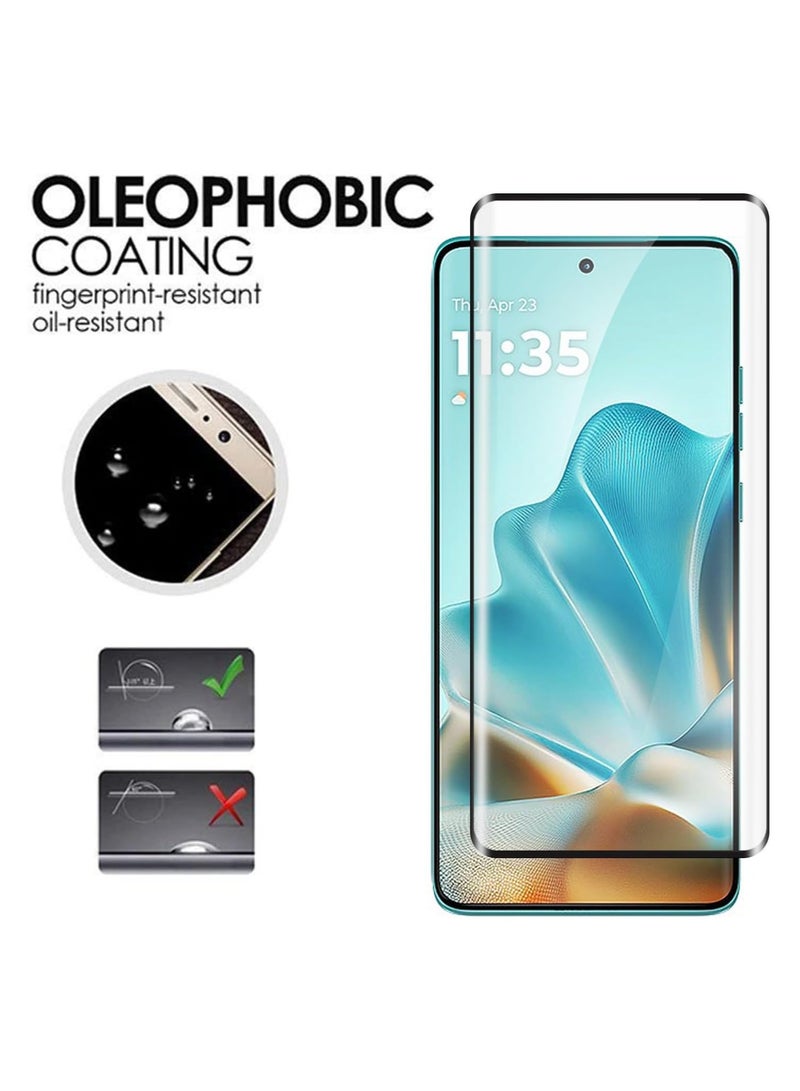 2 in 1 for Motorola Edge 60 Fusion 5G Tempered Glass Screen Protector&Camera Lens Film,9H HD Anti-Scratch Case Friendly  - Image 3