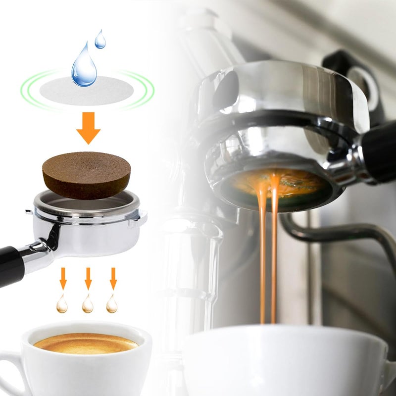 Aieve Espresso Paper Filter Compatible with Breville Barista Coffee Maker, 54 mm Portafilter Paper Filter Puck Screen Espresso Accessories (400 Pcs) - Image 5