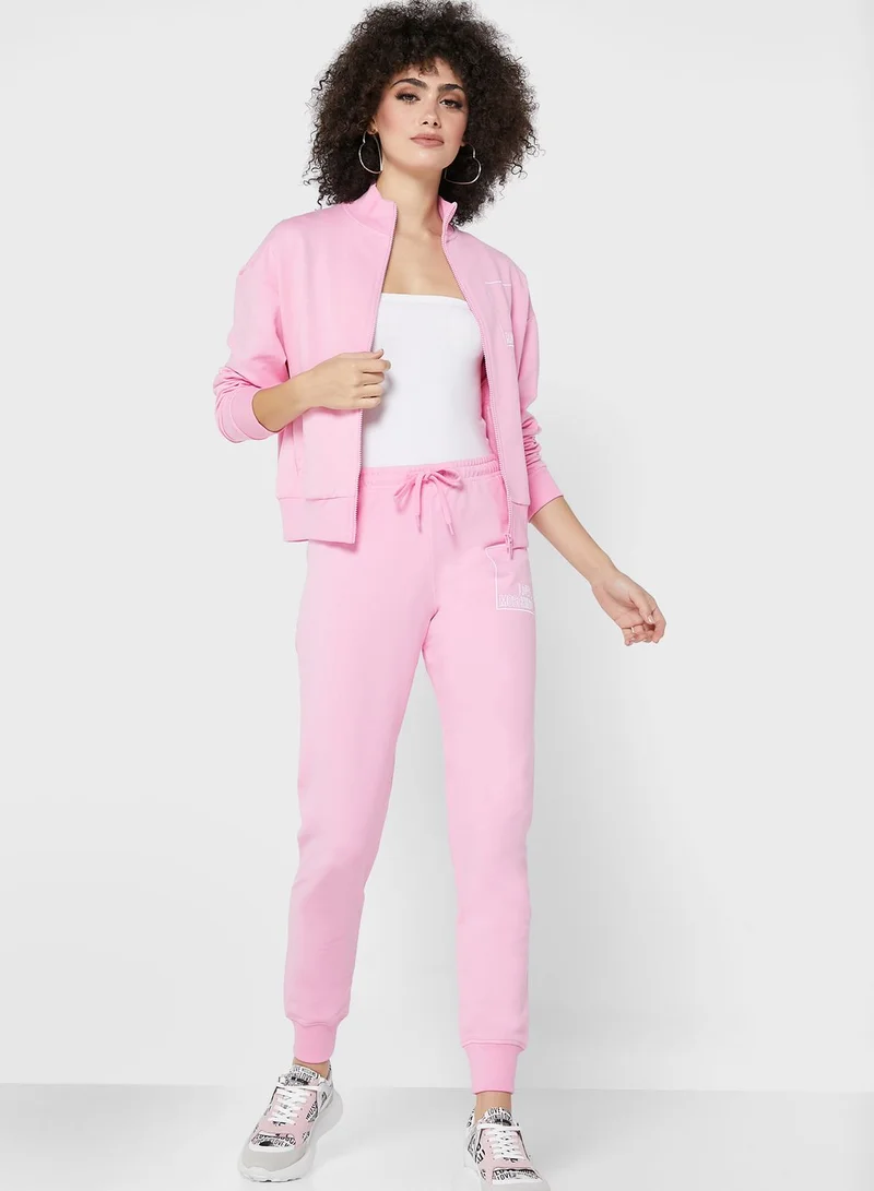 Love Moschino Pocket Detail High Waist Pants