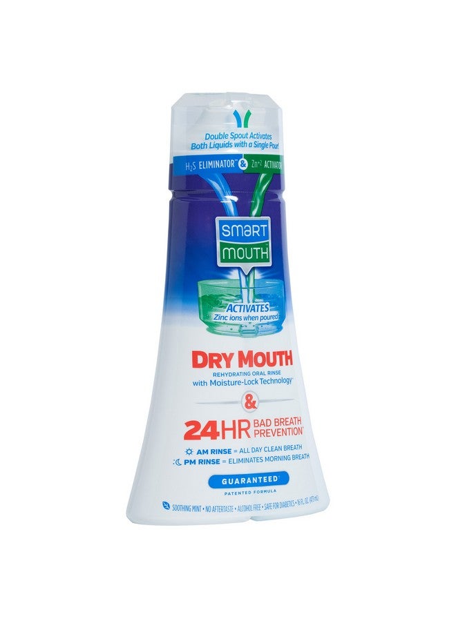 سمارت ماوث غسول الفم SmartMouth Activated Dry Mouth، لتخفيف جفاف الفم ورائحة الفم الكريهة، بنكهة النعناع، 16 أونصة سائلة، عبوتان - Image 3