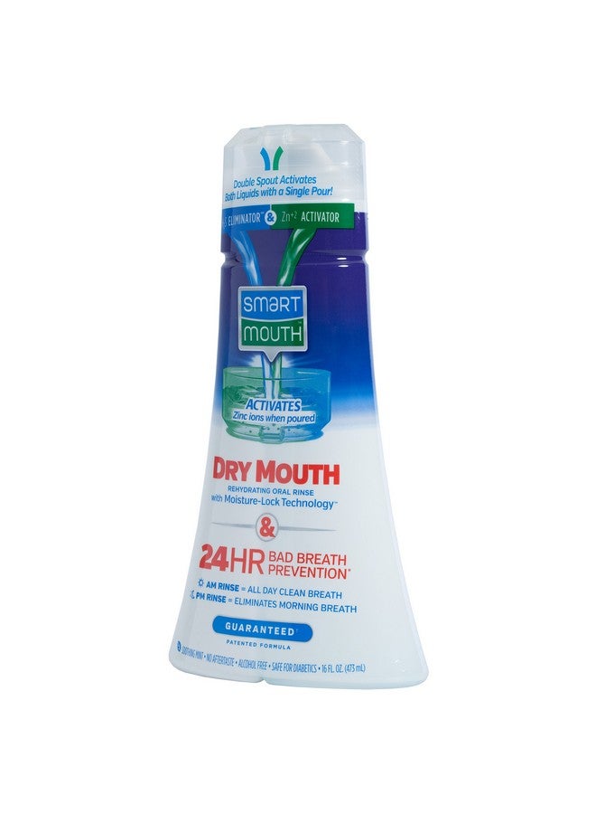 سمارت ماوث غسول الفم SmartMouth Activated Dry Mouth، لتخفيف جفاف الفم ورائحة الفم الكريهة، بنكهة النعناع، 16 أونصة سائلة، عبوتان - Image 4