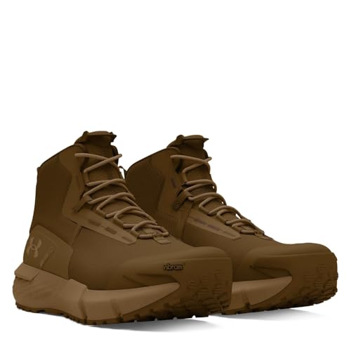 Under Armour Mens UA Valsetz Mid Tactical Boots - 3027382-200 - Coyote - 11 - Image 5