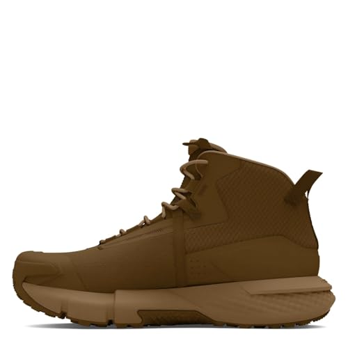 Under Armour Mens UA Valsetz Mid Tactical Boots - 3027382-200 - Coyote - 11 - Image 2