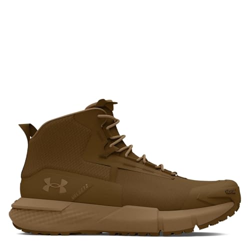 Under Armour Mens UA Valsetz Mid Tactical Boots - 3027382-200 - Coyote - 11 - Image 1