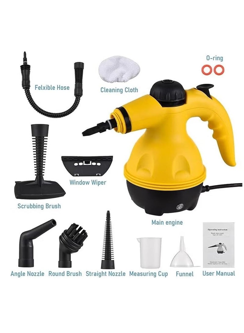 YJS High Pressure Steam Cleaner, Portable Handheld Steam Cleaner for Home Kitchen,1200W Multifunctional High Temperature Pressure Steam Cleaning Machine with 9 Pcs Accessories for Kitchen, Car, Window (A) - Image 5