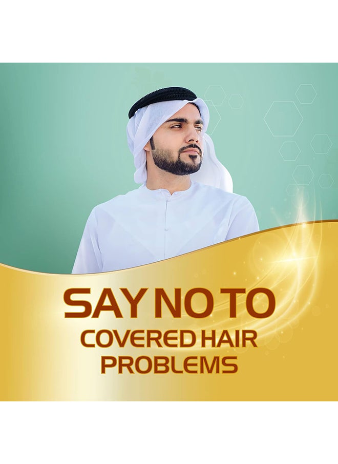 Himalaya Ghutra Refresh Shampoo With Blackseed And Mint Black/Golden 400ml  - Image 2