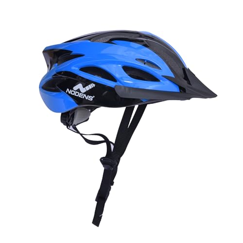 Nodens Cycle Helmet for Men & Women Cycling Helmet for Men and Boys Skating Helmet (Black/Blue, M) - Image 1