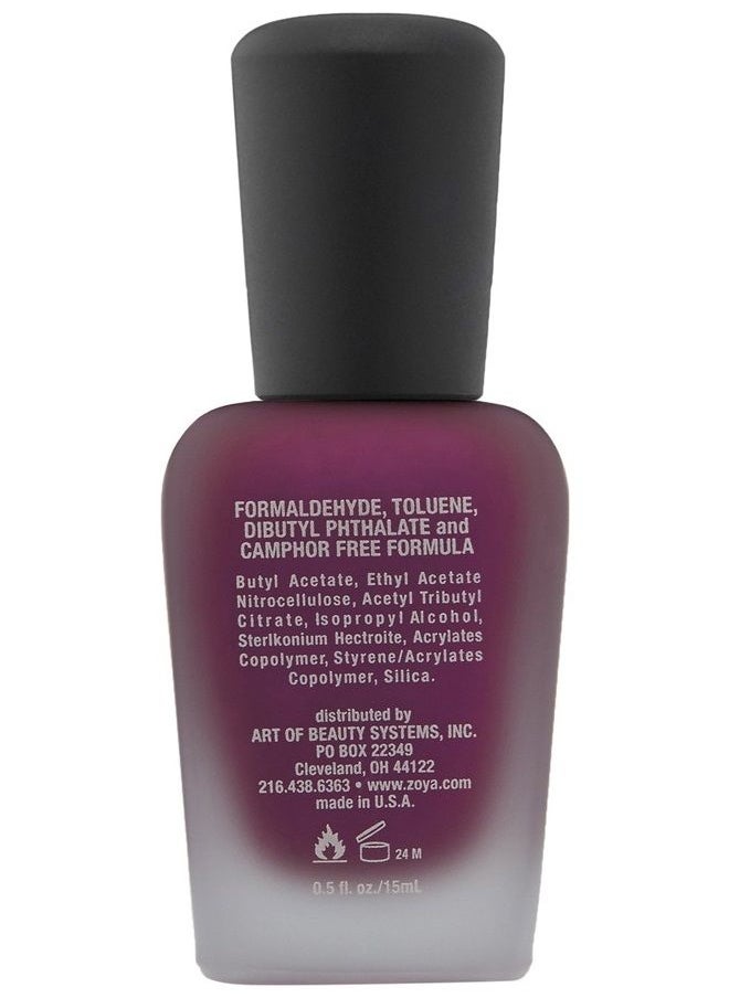 Zoya Nail Polish, Matte velvet Lacquer , 0.5 Fl Oz (Pack of 1)  - Image 2