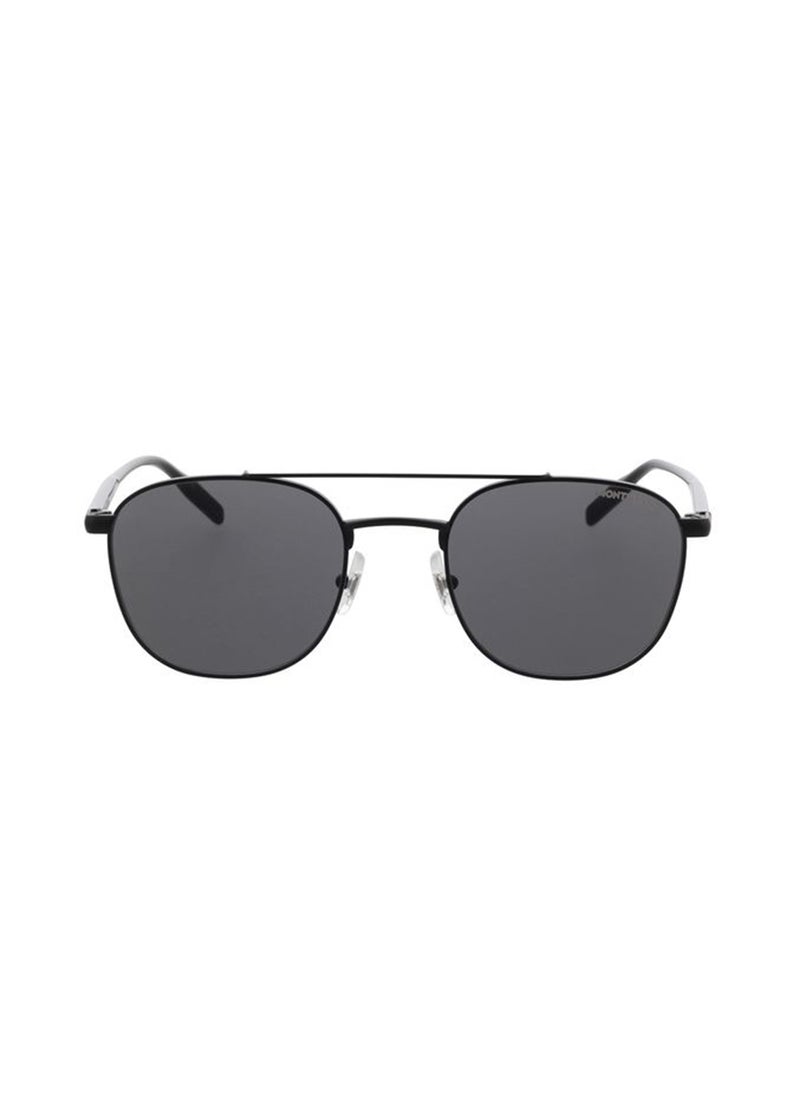 MONTBLANC نظارة شمسية على شكل طيار للرجال - MB0114S 001 54 - مقاس العدسة: 54 مم  - Image 1
