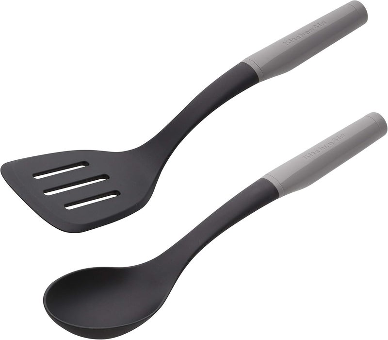 KitchenAid طقم أدوات عالمي، 2 قطعة، رمادي عاصف - Image 2