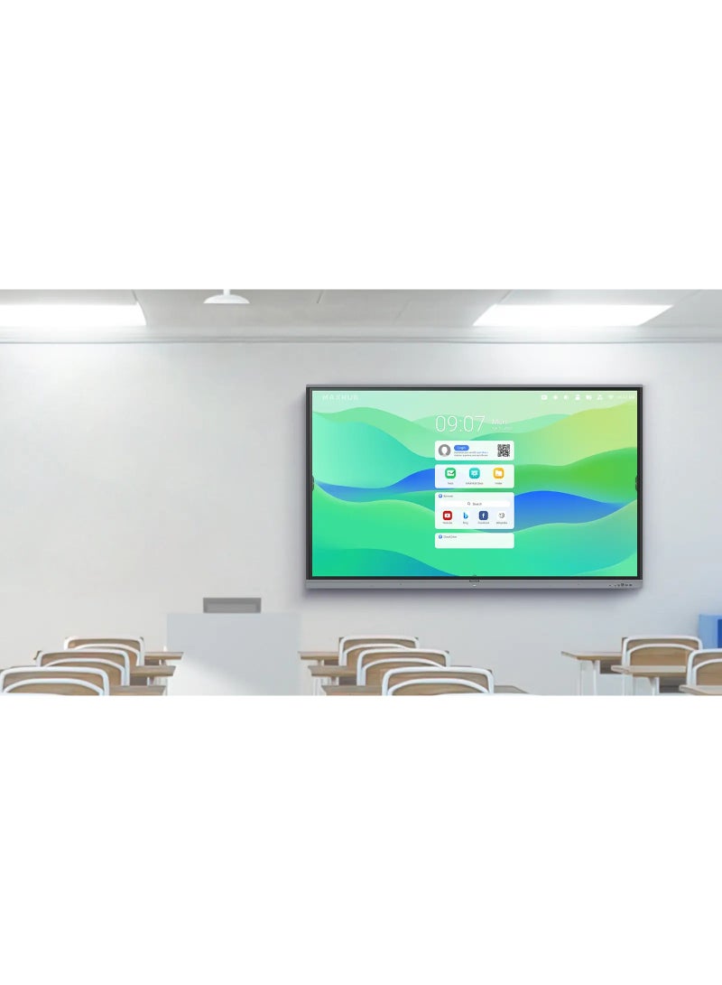 MAXHUB E6521 65" 4K Ultra HD Interactive Display for smart education and business use | Touchscreen 40 Point Multi Touch | 8GB RAM + 64GB Storage | Android 13 - Image 3