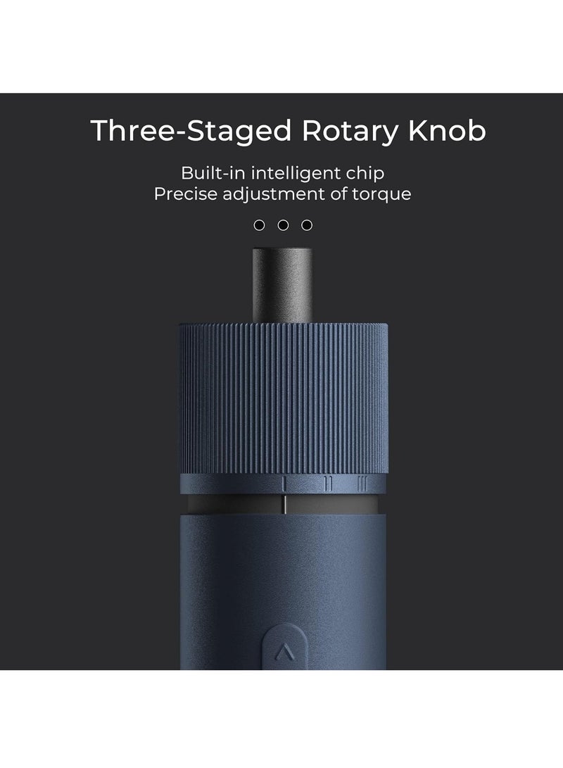 SYOSI Electric Screwdriver Kit 3.6V Cordless Screwdriver Set Upgraded Capacity Magnetic Case Lid Mechanical Knob 25 S2-Steel Bits Screwdriver Bit Sets Mini Screwdriver Set with Portable Case - Image 2