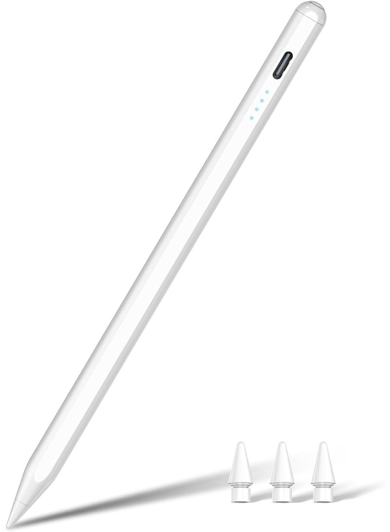 Pencil 1st Generation for iPad (2025-2018), Pencil USB C Fast Charging & 15H Battery, Tilt Sensitivity & Palm Rejection - iPencil for iPad A16 6-11, Air 3/4/5/M2/M3, Mini 5/6/7, Pro 11/12.9/M4 (White) - Image 1