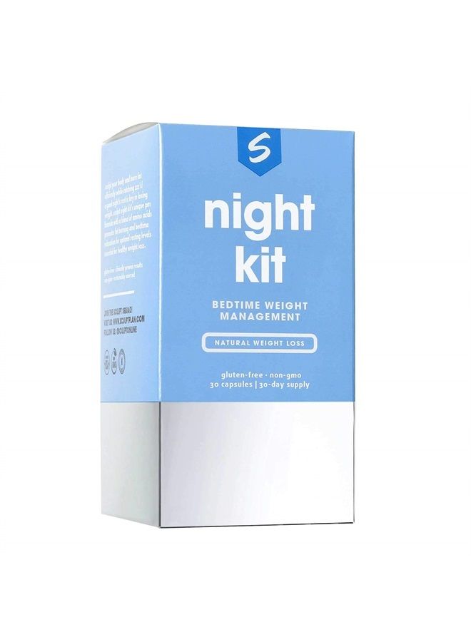 SCULPT Night Kit Bedtime Weight Management, 30 Count (1-Month Supply)  - Image 1