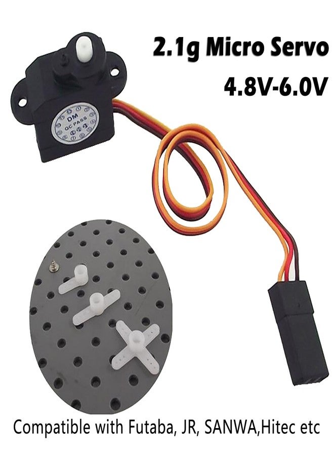 Wishiot 2.1g RC Micro Servo 2g Sub Mini servo 180 Degree DM-S0020 4.8V-6V for RC Hobby Parts (1) - Image 4