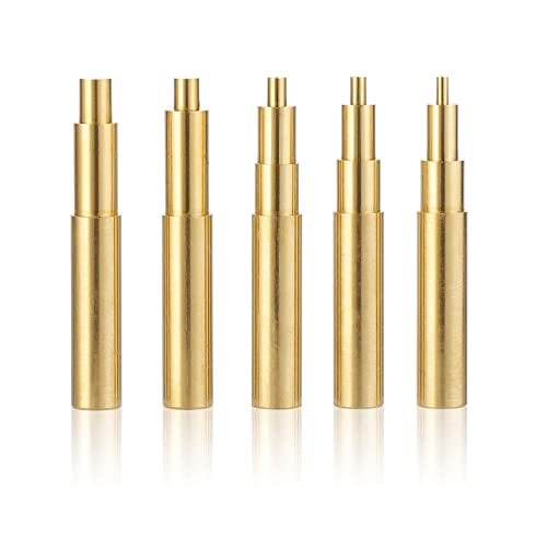 HanTof 5Pcs Heat-set Insert Tips for M2,M2.5,M3,M4,M5 Threaded Inserts, Compatible with 900M T18 ST Hakko FX-888D/FX600 and Weller SP40NKUS/WLC100 Soldering Irons Tips, for Connecting 3D Printed Parts - Image 1