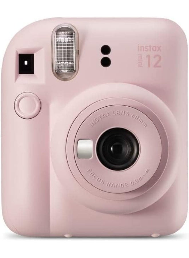 Instax Fujifilm Instax Mini 12 Instant Camera - Blossom Pink + 2 Pack Film - Image 2