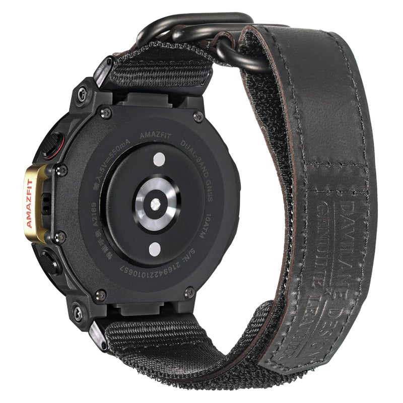 DAVILANE Watch Bands Compatible With Huami Amazfit TRexTRex 2TRex ProTRex UltraNew Upgraded Connector DesignLeather Watch Band Sports Strap - Image 2