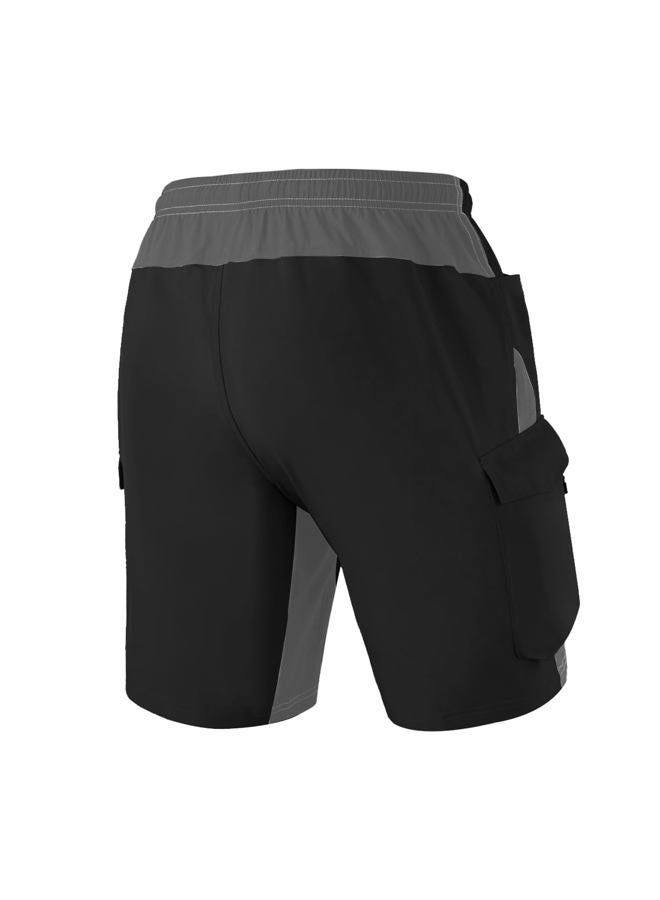 VAYAGER Men's Mountain Bike Shorts 3D Padded Bicycle MTB Shorts Loose-fit Lightweight MTB Cycling Shorts - Image 3