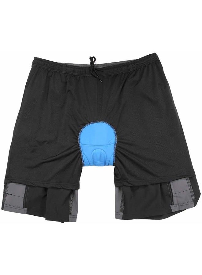 VAYAGER Men's Mountain Bike Shorts 3D Padded Bicycle MTB Shorts Loose-fit Lightweight MTB Cycling Shorts - Image 5