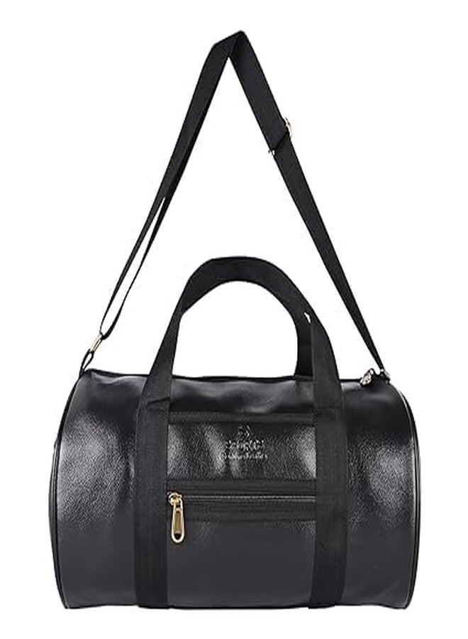 Mkail Gym Duffle Bag,Premium Shoulder Gym Bag is meticulously Crafted from Leather. Companion for Gym Sessions.Sports Activities,Travel,Suitable for Unisex Adults - Image 1