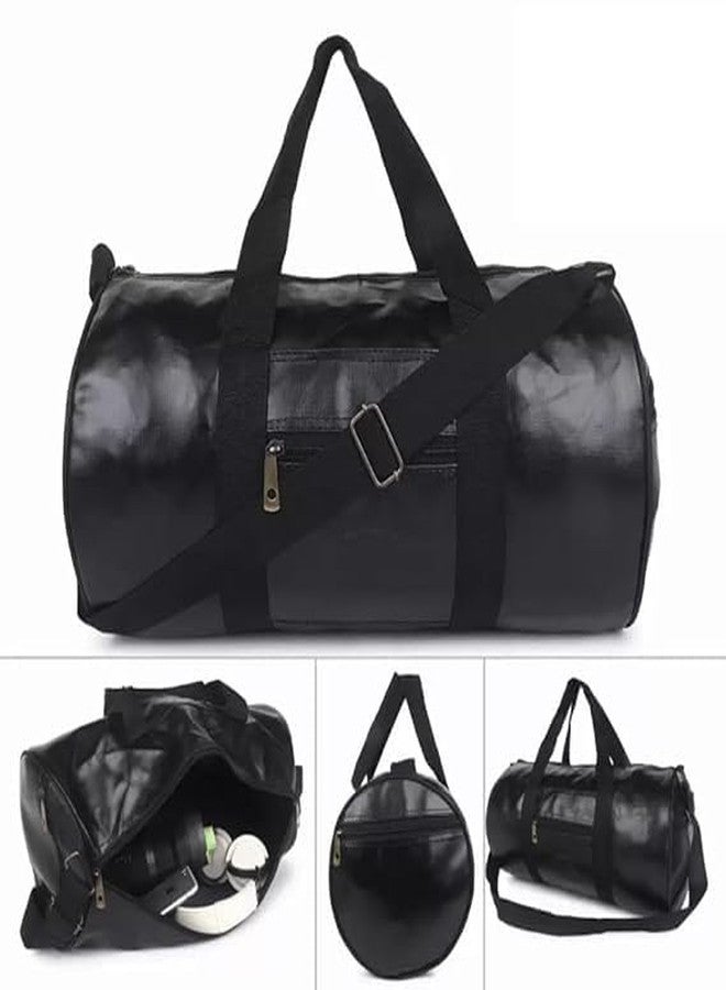 Mkail Gym Duffle Bag,Premium Shoulder Gym Bag is meticulously Crafted from Leather. Companion for Gym Sessions.Sports Activities,Travel,Suitable for Unisex Adults - Image 3