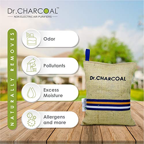 Dr. CHARCOAL Car Air Purifier for Cars, Activated Charcoal, Non-electric - 200g Modish Khaki - 200g Modish Khaki - Image 3