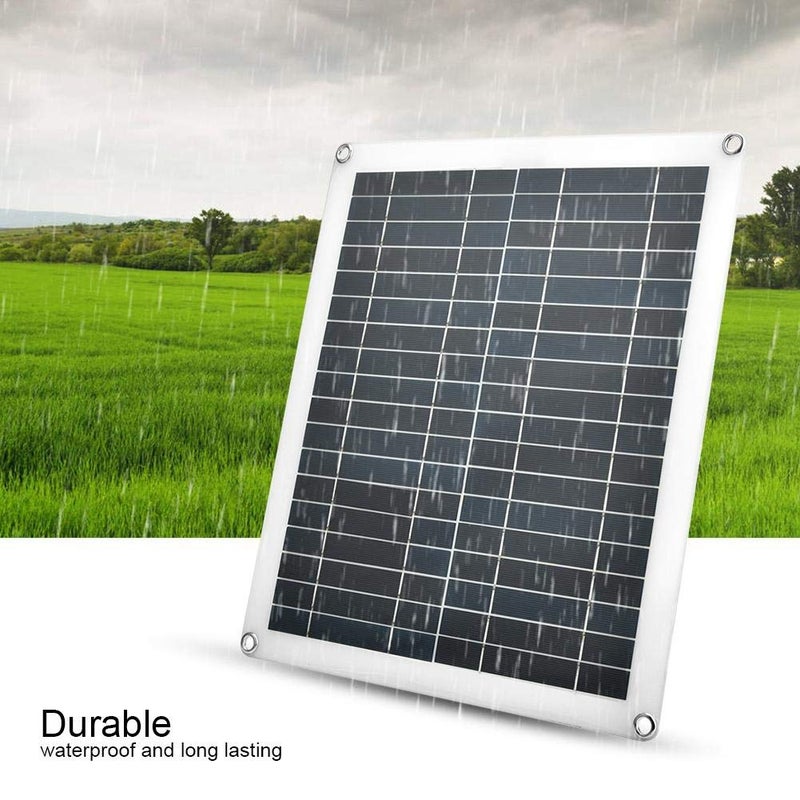 comfrt 25W Flexible Solar Panel,New Waterproof Flexible Polycrystalline Solar Panel Charger Outdoor para barcos, autocaravanas, caravanas y sistemas de desagüe - Image 4