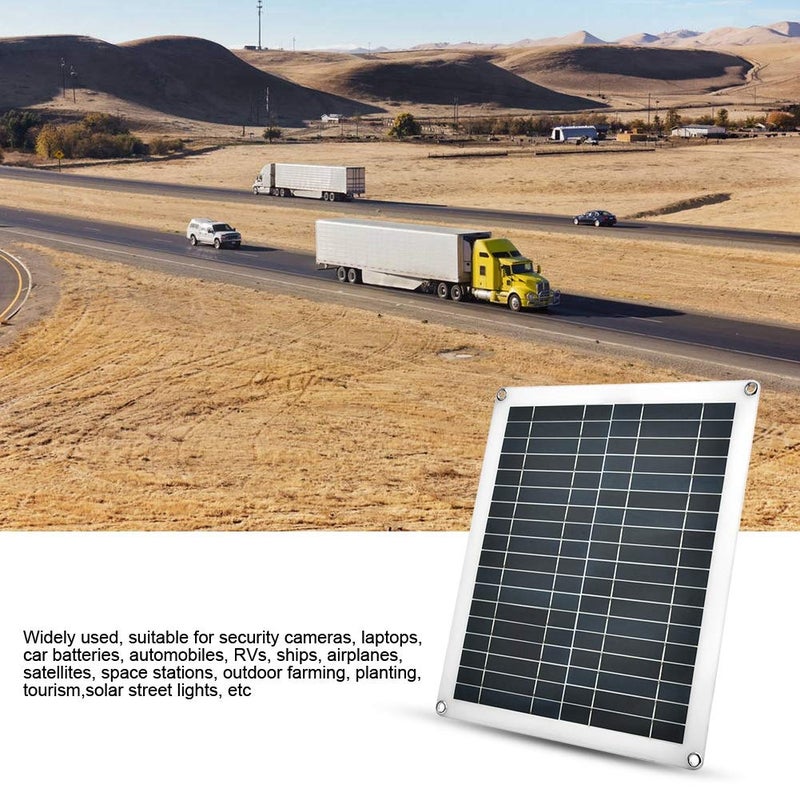 comfrt 25W Flexible Solar Panel,New Waterproof Flexible Polycrystalline Solar Panel Charger Outdoor para barcos, autocaravanas, caravanas y sistemas de desagüe - Image 5