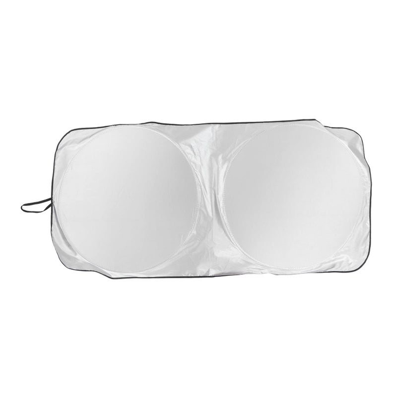Foldable Car Windshield Sun Shade Heat Reflector Cover Polyester Fiber 129g for Most Cars Trucks SUVs - Image 2